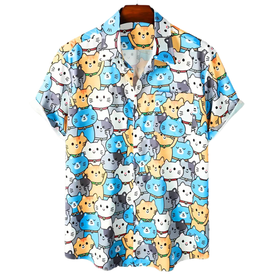 Naisten T-paita Rento Meow Kingdom Printti 0