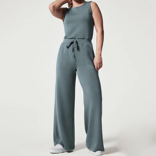 Variant image for Naisten Rento Jumpsuit Vyötärönauha Polyesteri-9