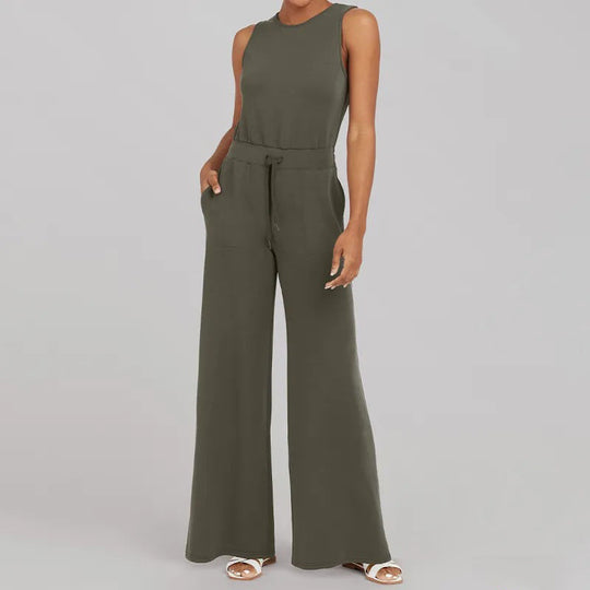 Variant image for Naisten Rento Jumpsuit Vyötärönauha Polyesteri-22