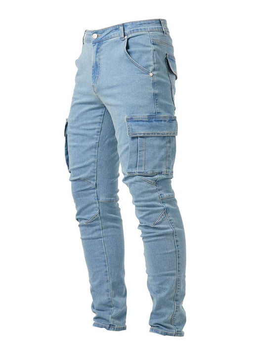 Variant image for Miesten Lajihousut Moderni Slim Fit Korkealaatuinen Puuvilla Elastaani-3