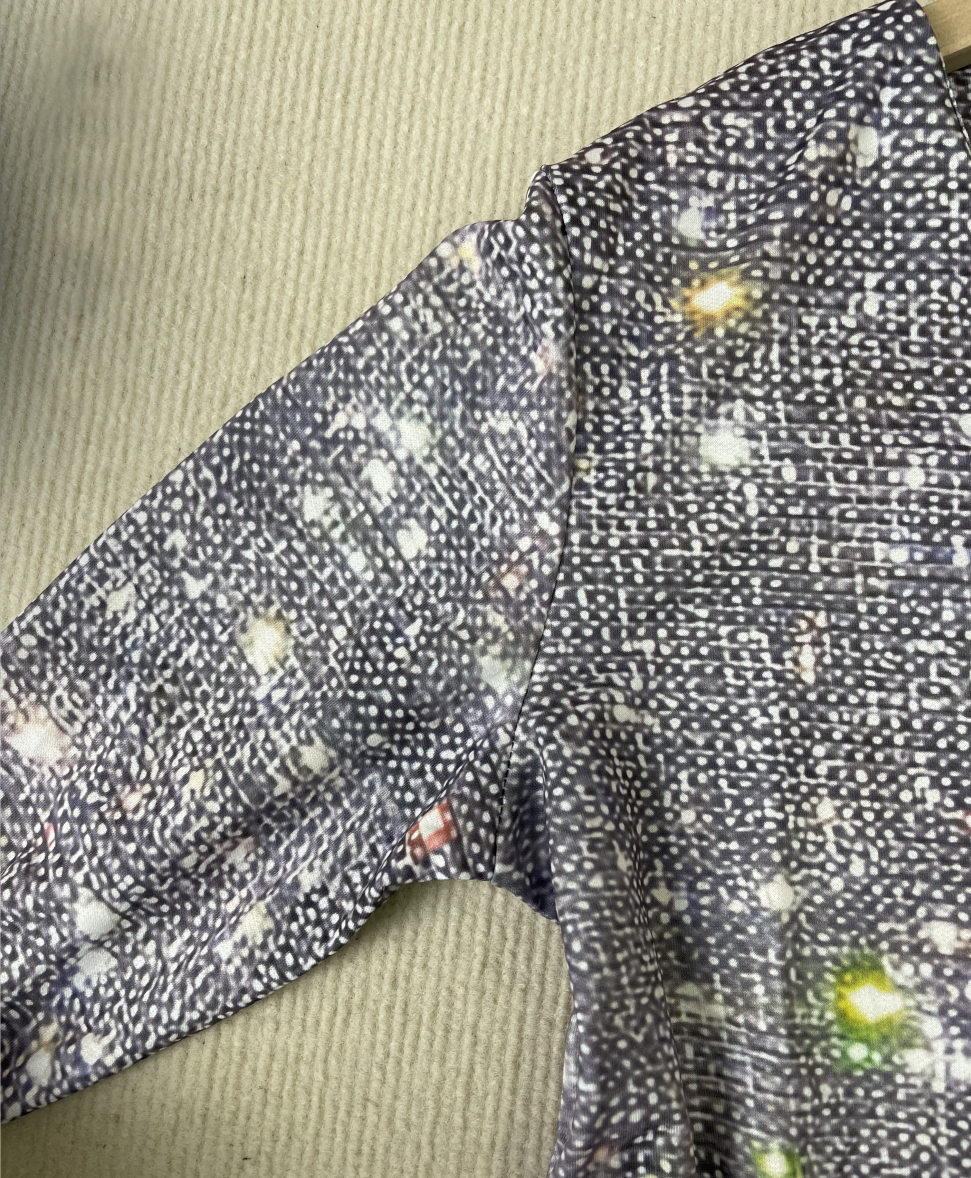 Naisten V-kaula-aukko Glitter Yläosa Polyesteri Spandex Pitkillä Hihoilla 4
