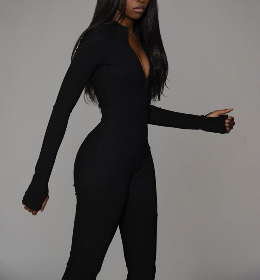 Variant image for Naisten Bodycon Jumpsuit Tyylikäs Polyesteri-13