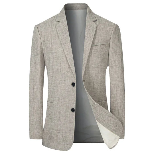 Miesten Puku Blazer Ajaton Polyesteri 3