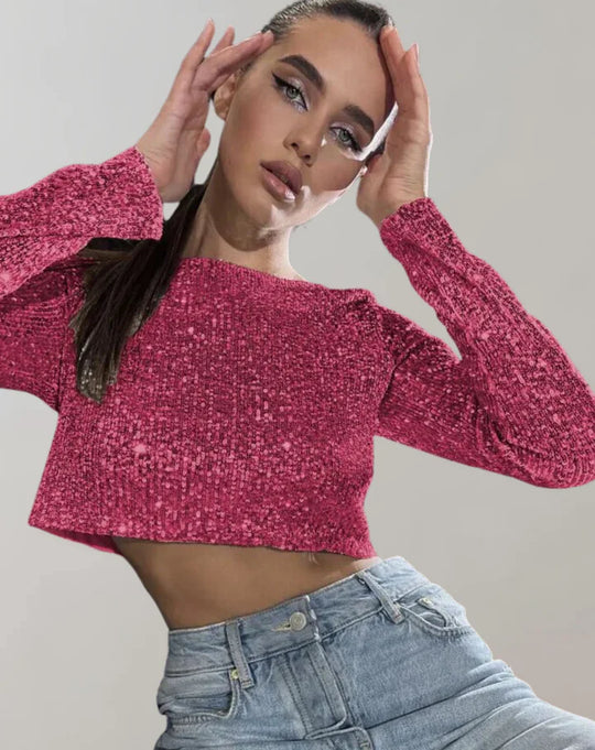 Variant image for Naisten Crop Top Tyylikäs Laadukas Kangas-9