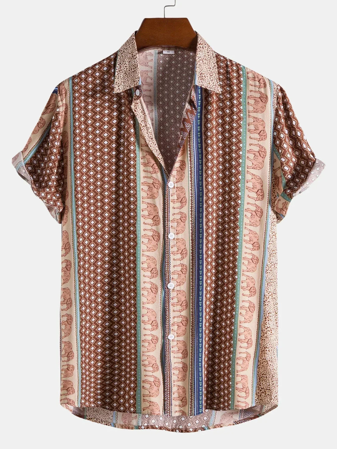 Variant image for Miesten T Paita Vintage-tyylinen Rento Puuvilla-9