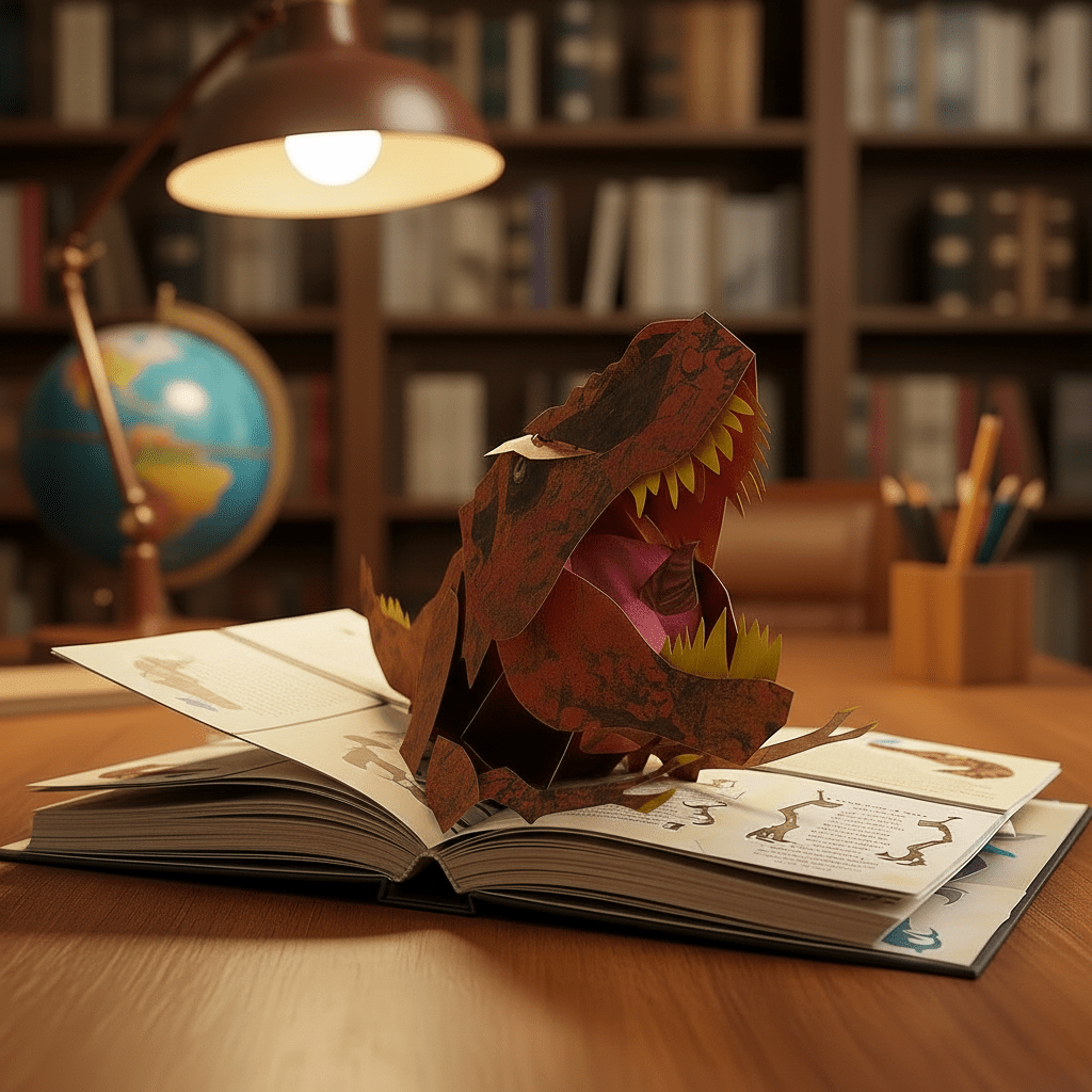 3D Dinosauruskirja Interaktiivisilla Kohtauksilla 0