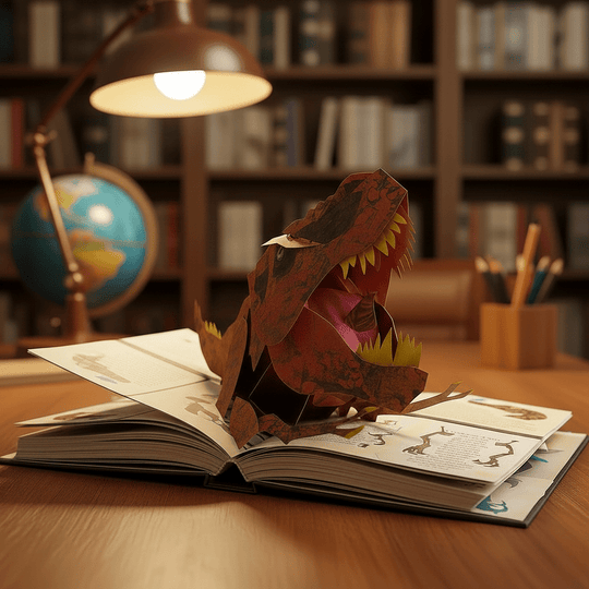 3D Dinosauruskirja Interaktiivisilla Kohtauksilla 0