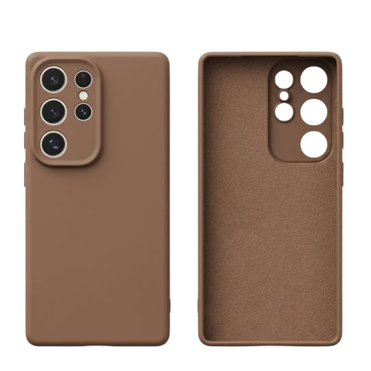 Samsung S23, S24, S25 Puhelimen Suojakuoret Nestemäisellä Silikonilla Iskunkestävä Design