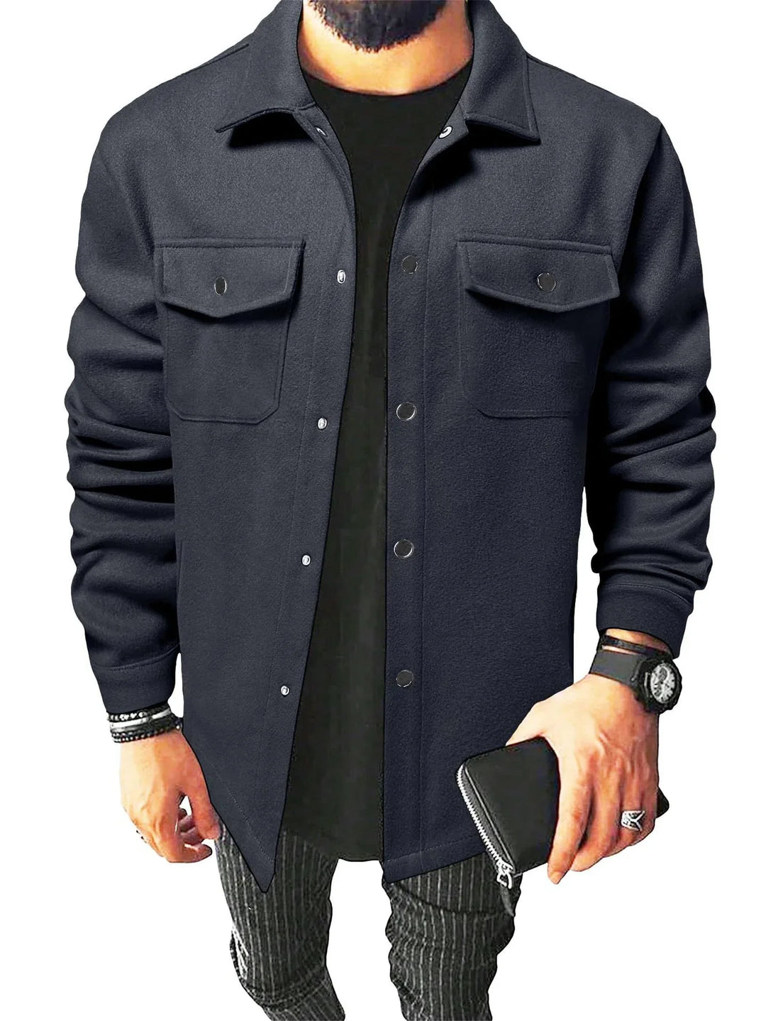 Variant image for Miesten Collegepaita Lämmin 100% Puuvilla Mukava T-Paita-44