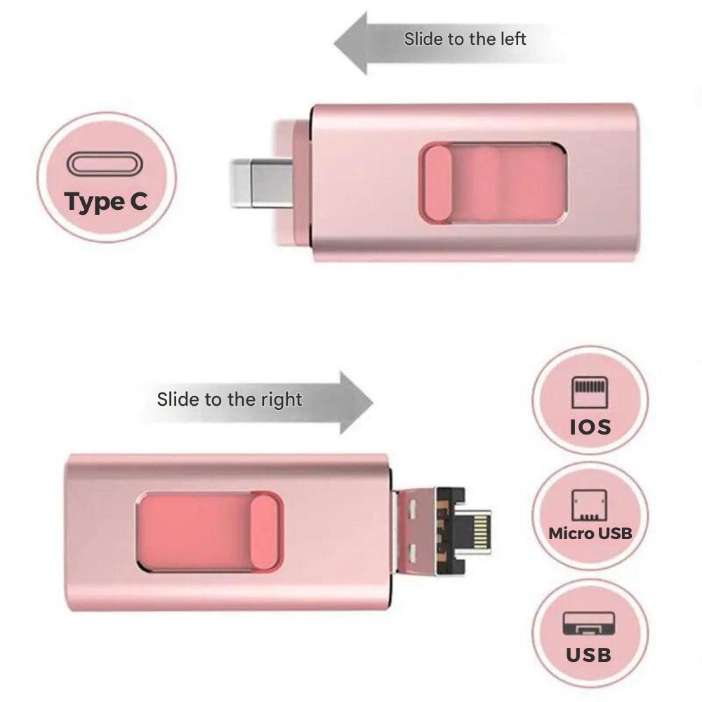 4-in-1 Flash Drive Universaalille Käytölle 1