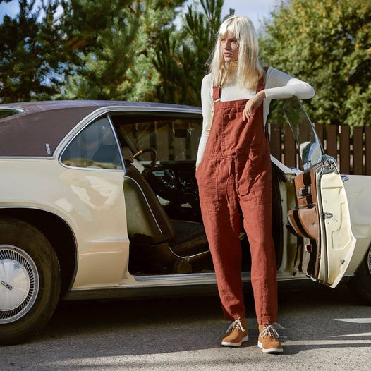 Naisten Hihaton Jumpsuit Rento Puuvilla Dungarees 3