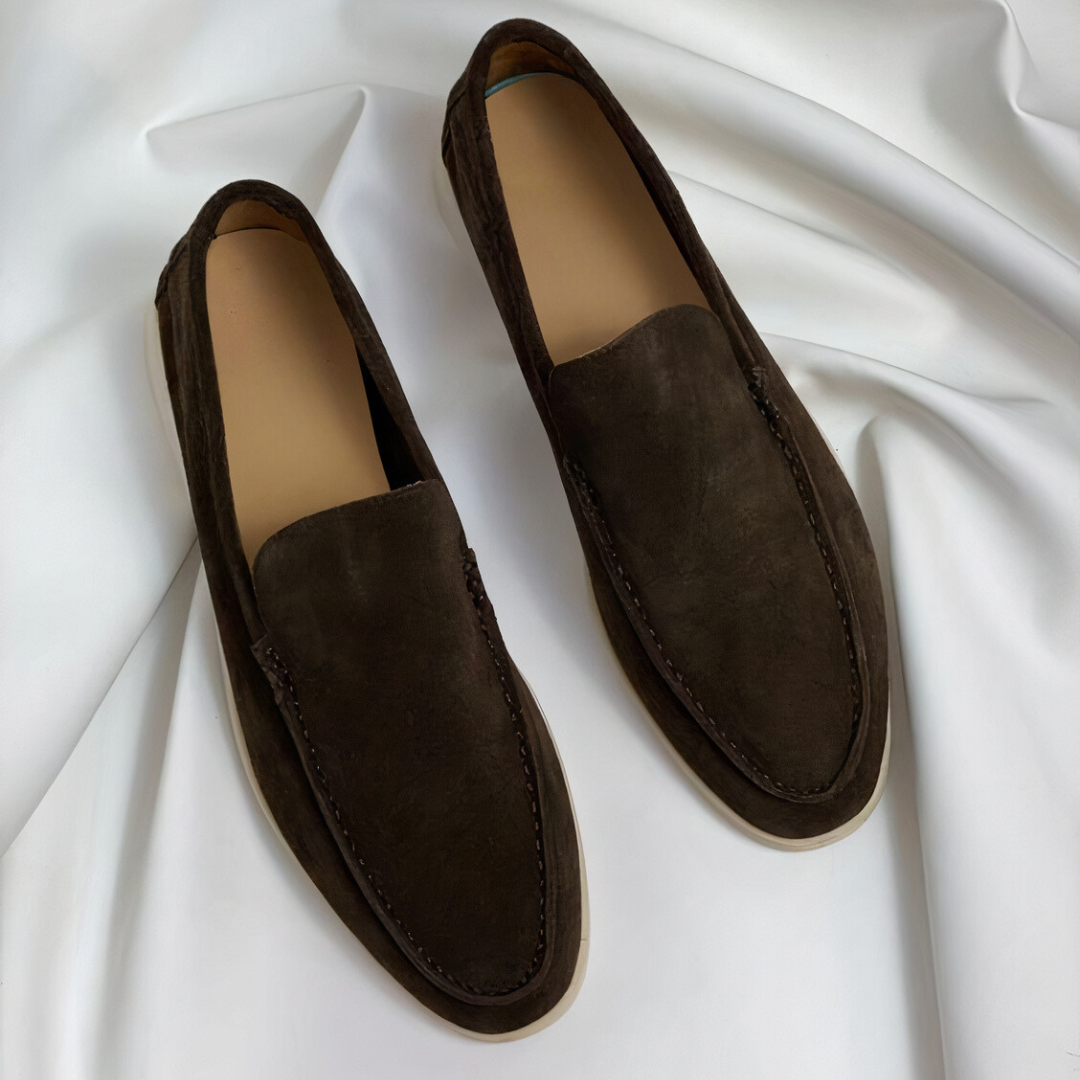 Miesten Herenloafers Vintage PU-nahka Tyylikäs Suunnittelu-4
