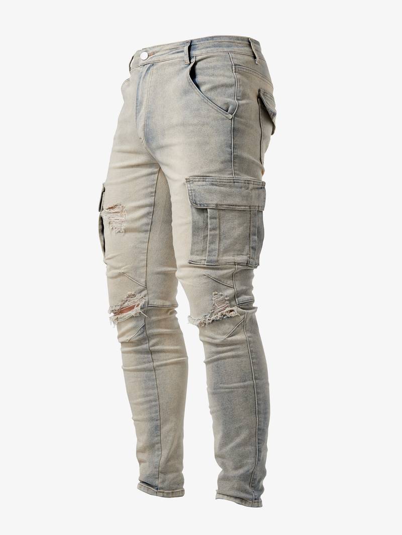 Variant image for Miesten Lajihousut Moderni Slim Fit Korkealaatuinen Puuvilla Elastaani-12
