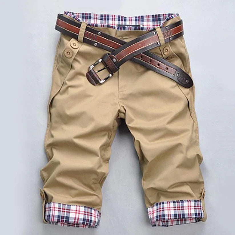 Variant image for Miesten Cargo-shortsit Rento 100% Puuvilla-10