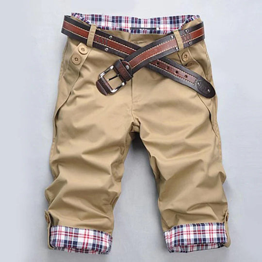 Variant image for Miesten Cargo-shortsit Rento 100% Puuvilla-10