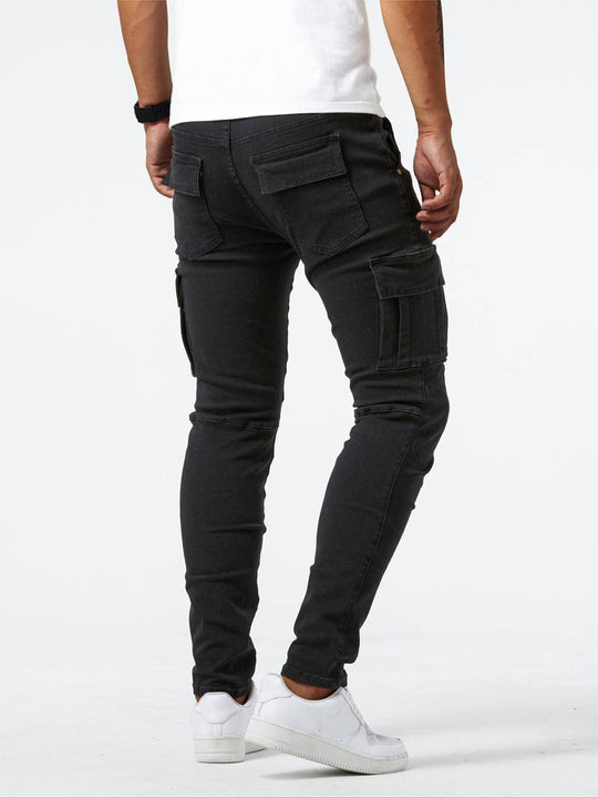 Miesten Lajihousut Moderni Slim Fit Korkealaatuinen Puuvilla Elastaani-3