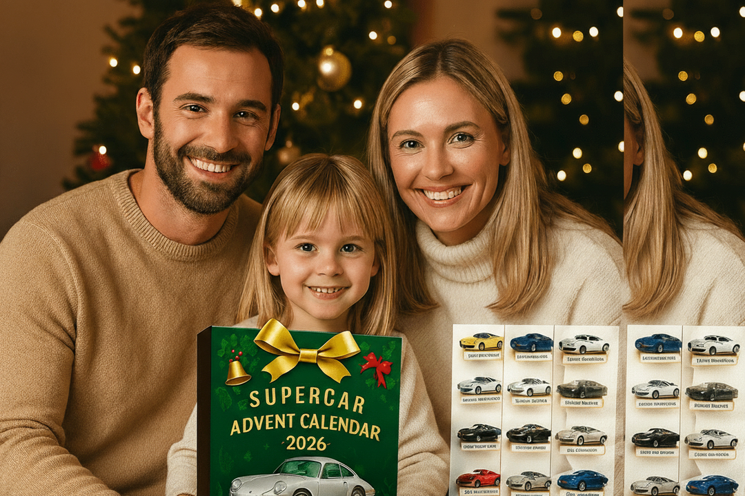 Adventtikalenteri Superautoille Keräilijöille, 24 Pienoismallia Jouluksi 2