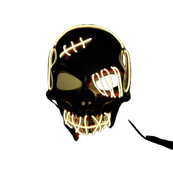 Aikuisten LED-valaistu Naamio Kolmella Valaistustilalla 10