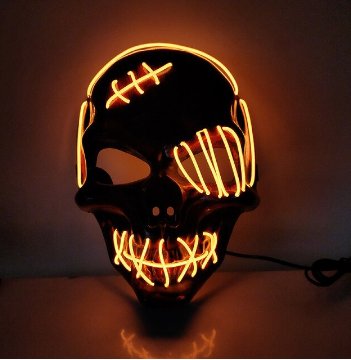 Aikuisten LED-valaistu Naamio Kolmella Valaistustilalla 4