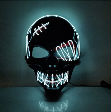 Aikuisten LED-valaistu Naamio Kolmella Valaistustilalla 9