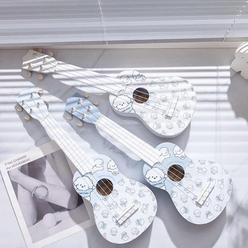 Aikuisten Ukulele Sarjakuvateemalla Leikkisä Design 0