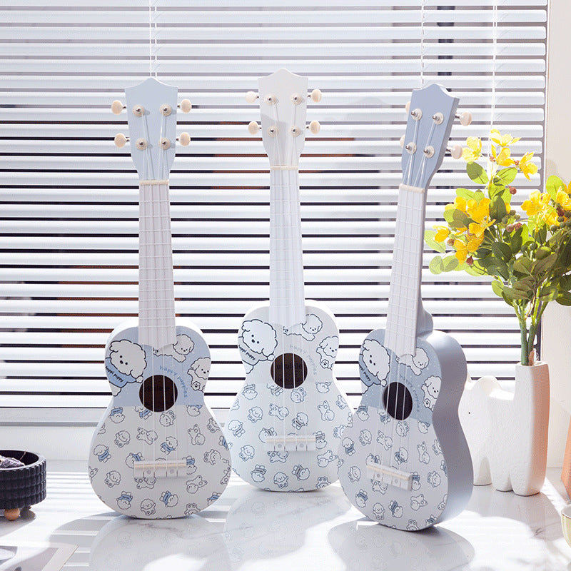 Aikuisten Ukulele Sarjakuvateemalla Leikkisä Design 3