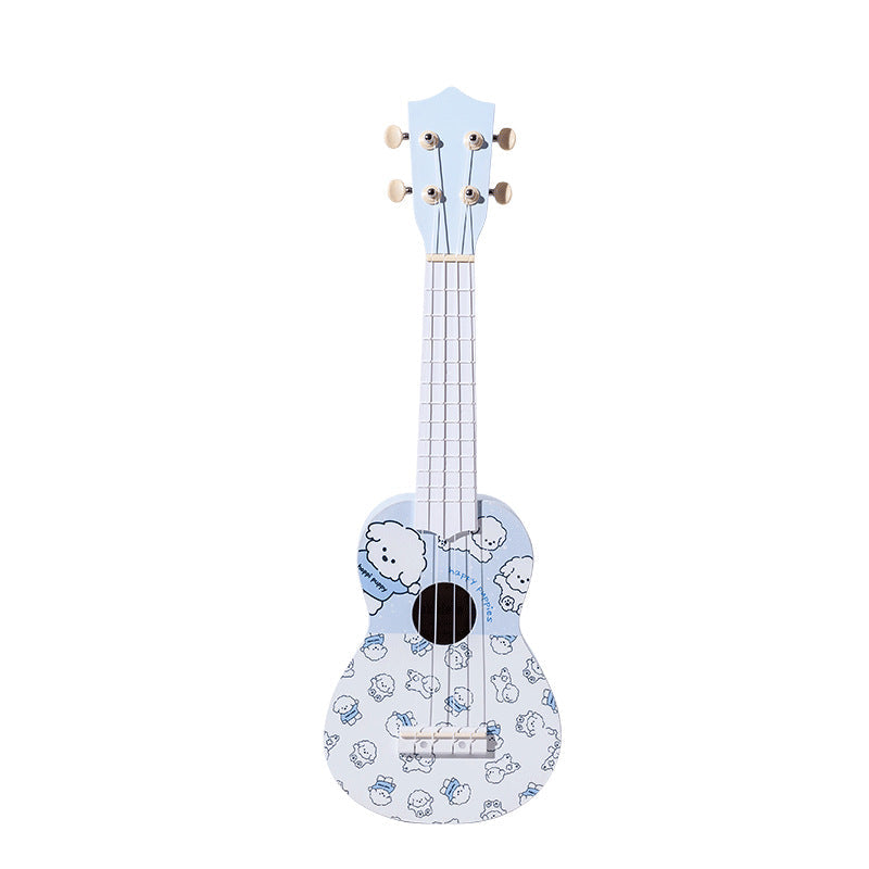 Aikuisten Ukulele Sarjakuvateemalla Leikkisä Design 4