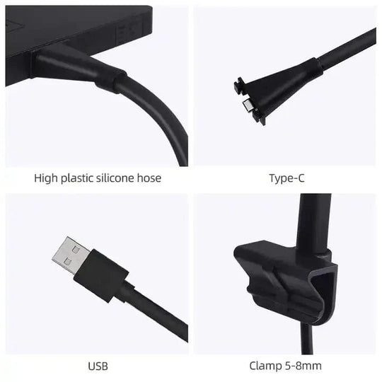 Akvaarioled Valaisin USB-liitännällä Moderni Kompakti 4