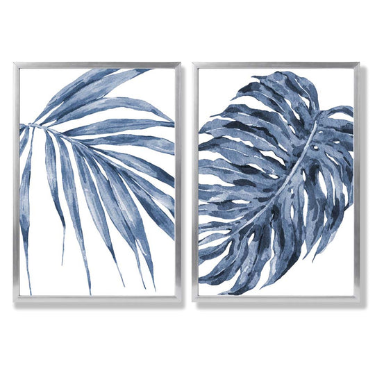 Akvarellikehyssarja Blue Monstera Papyrus 9