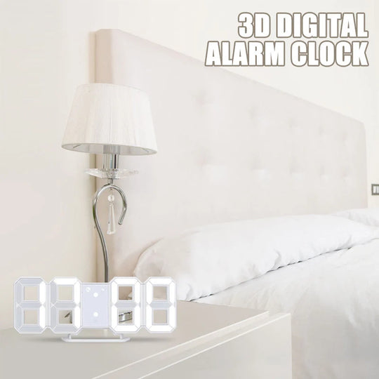 Älykäs 3D-digitaalinen herätyskello monitoiminen 4