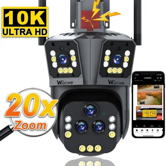 Älykäs WiFi-Turvakamera 20MP 20x Zoom 360° Liikkeentunnistus 1