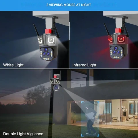 Älykäs WiFi-Turvakamera 20MP 20x Zoom 360° Liikkeentunnistus 3