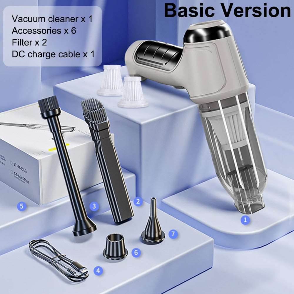 Ammattimainen Autopölynimuri Tehokkaalla Imuteholla 2