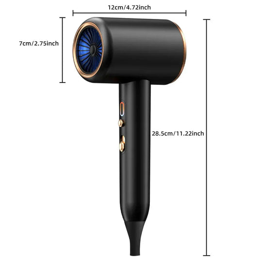 Ammattimainen Hiustenkuivaaja 2400W Ionitekniikalla 6