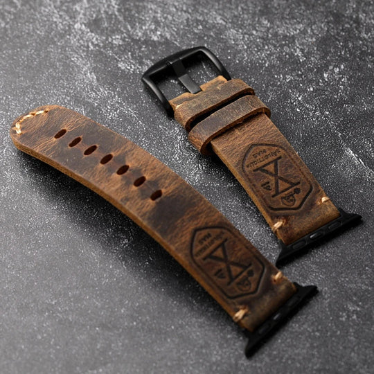 Apple Watch Ranneke Käsintehty Nahka 3
