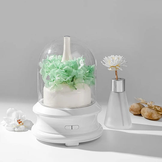 Aromadiffuusori LED-valaistuksella ja suihkutoiminnolla 2