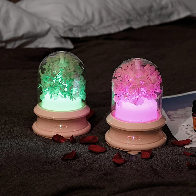 Aromadiffuusori LED-valaistuksella ja suihkutoiminnolla 3