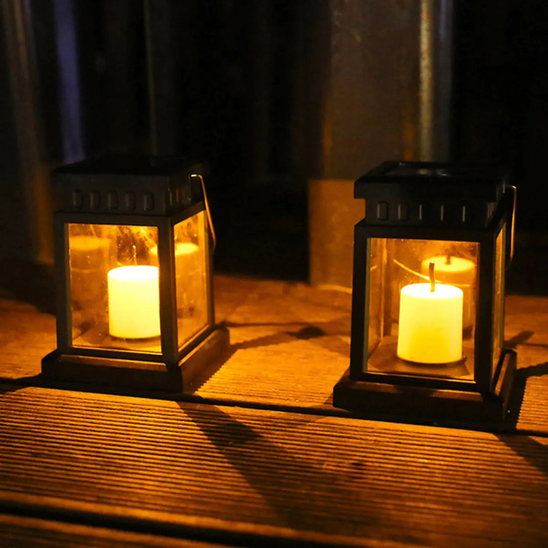 Aurinkoenergialla Toimiva LED-lyhty Ulkokäyttöön 0
