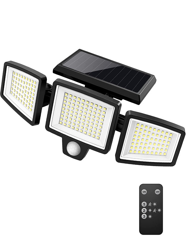 Aurinkoenergialla Toimiva Ulkovalaisin Liiketunnistimella 2500 Lumenia 0