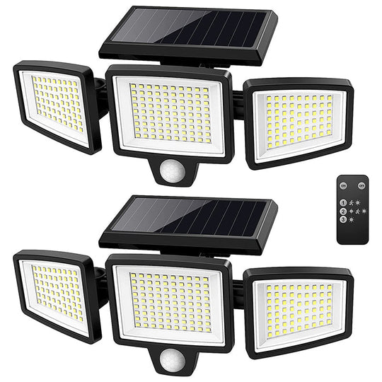 Aurinkoenergialla Toimiva Ulkovalaisin Liiketunnistimella 2500 Lumenia 5