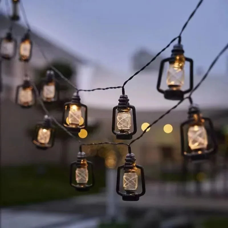 Aurinkoenergialla Toimivat LED-Valosarjat Liekkiefektillä 5