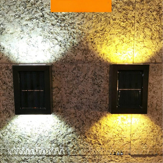 Aurinkoenergialla toimiva Patioseinävalaisin Moderni 3
