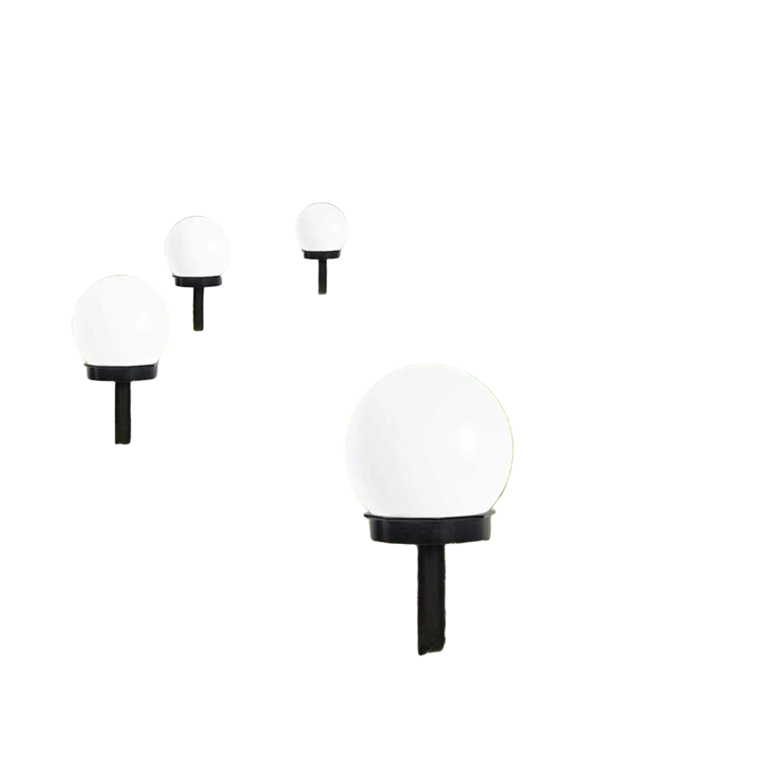 Aurinkopohjaiset LED-puutarhavalaistuspallot 3 kpl 0
