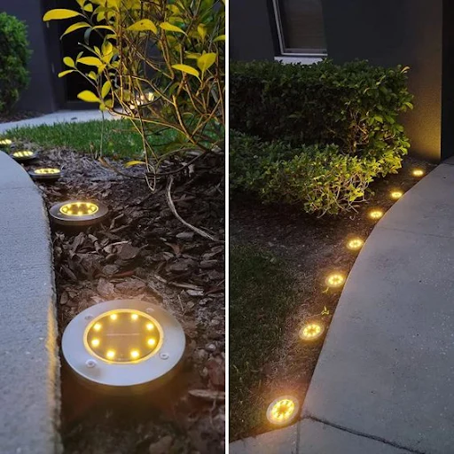 Aurinkovalolamppu LED-puutarhalamppu 1