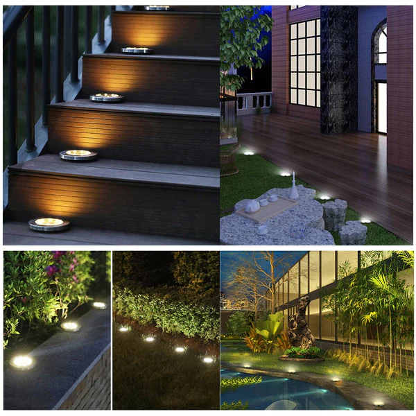 Aurinkovalolamppu LED-puutarhalamppu 3