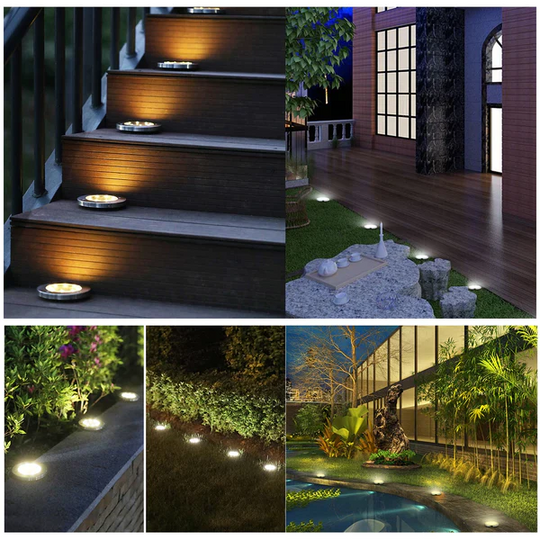 Aurinkovalolamppu LED-puutarhalamppu 3