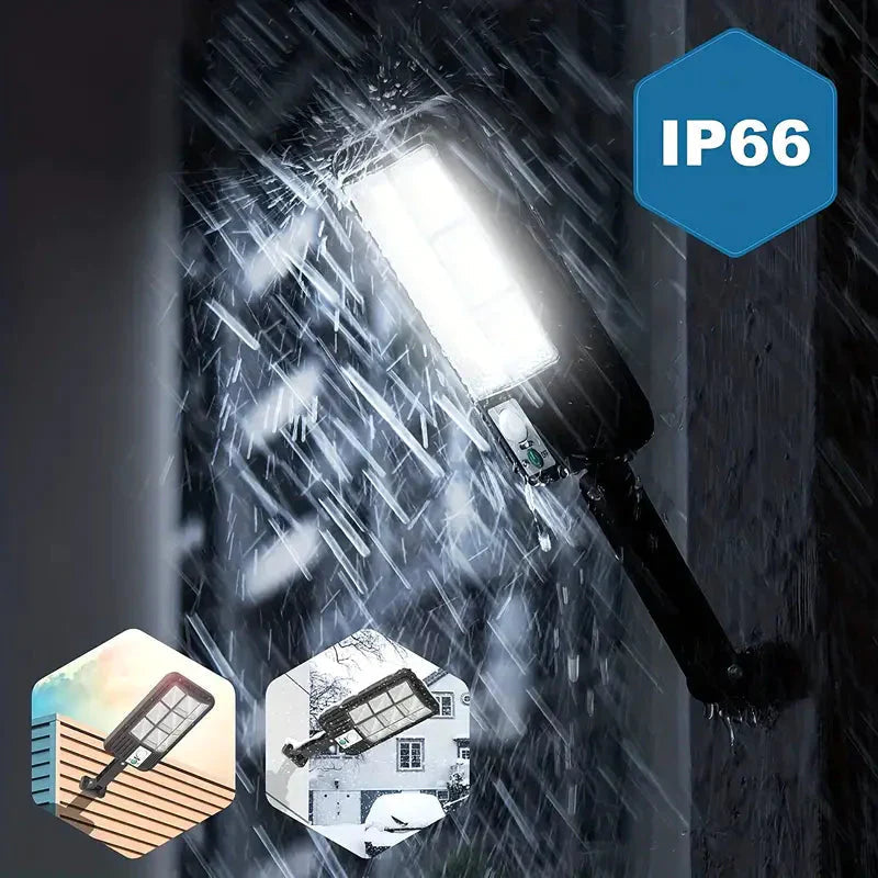 Aurinkovoimainen Ulkovalaisin Liiketunnistimella Seinälle 5000 Lumenia 3