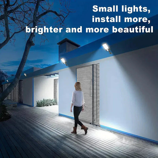 Aurinkovoimainen Ulkovalaisin Liiketunnistimella Seinälle 5000 Lumenia 4