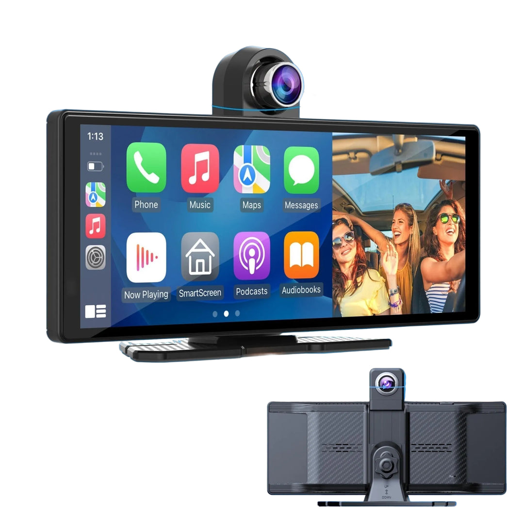 Auton Älynäyttö 26 cm Monitoimitoiminnolla Langaton CarPlay ja Android Auto 0