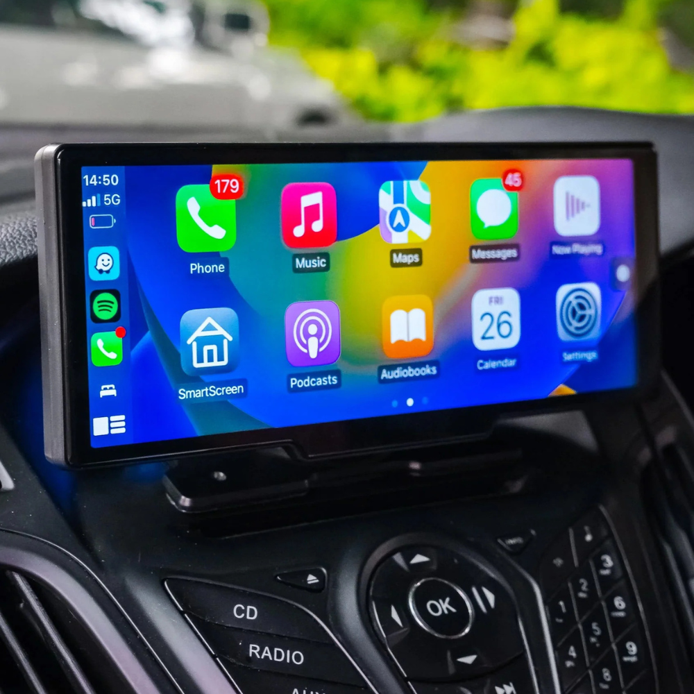 Auton Älynäyttö 26 cm Monitoimitoiminnolla Langaton CarPlay ja Android Auto 1
